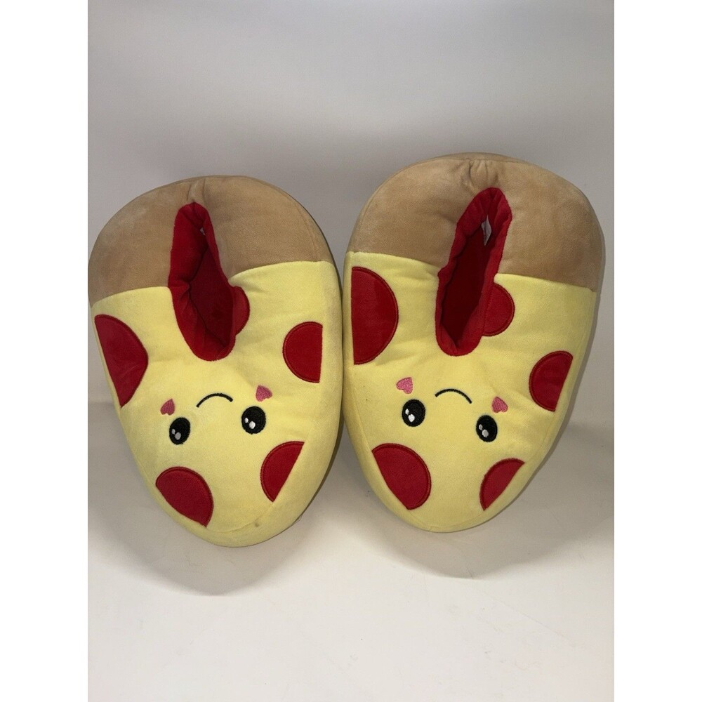 Pizza Plush Slippers Extra Large